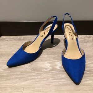 Unisa Blue Suede Heels